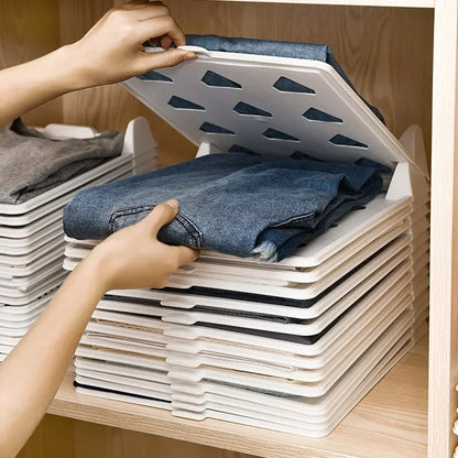 Homivo CleanFold™ | Stackable Clothes Organizer