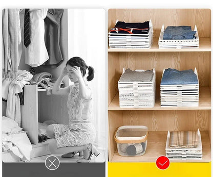 Homivo CleanFold™ | Stackable Clothes Organizer
