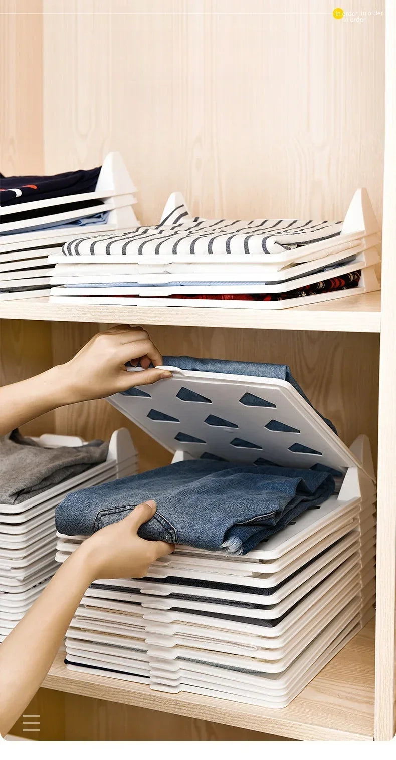 Homivo CleanFold™ | Stackable Clothes Organizer
